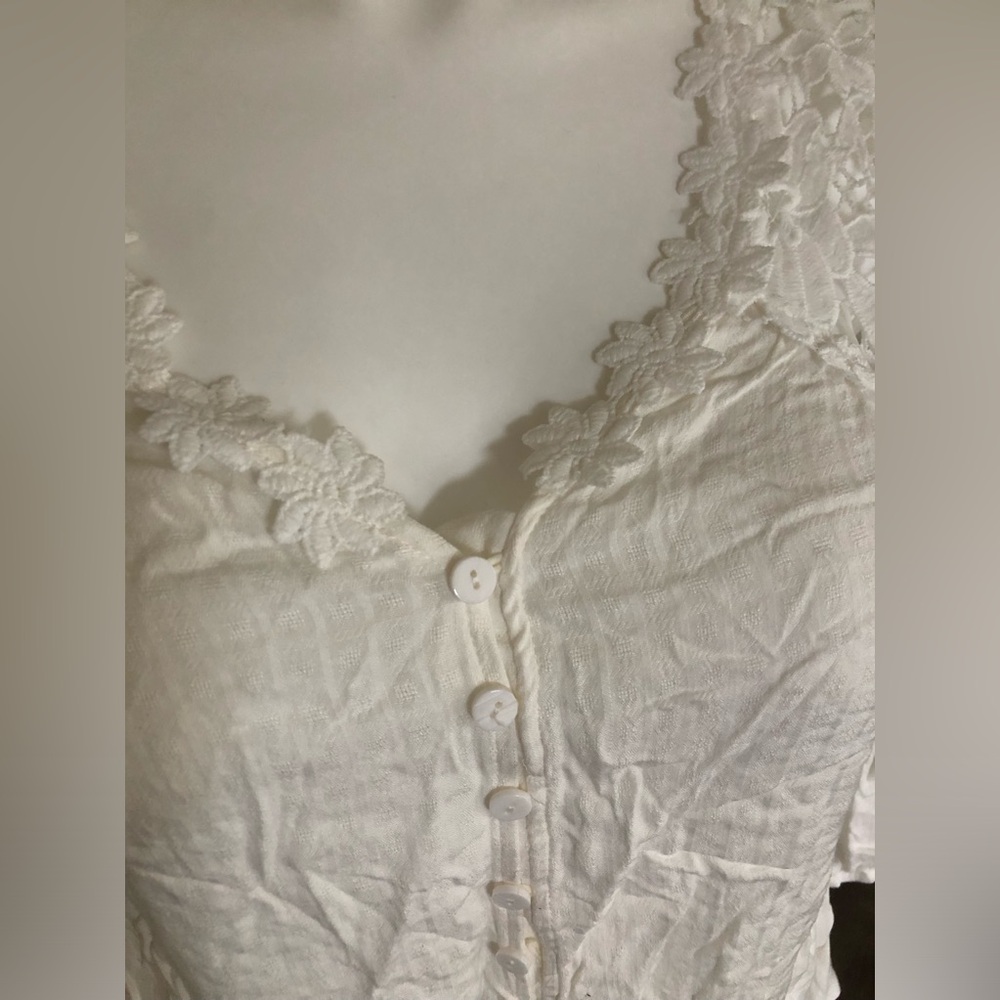 While Lace Top - image 2